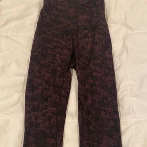 Purple pattern lululemon leggings